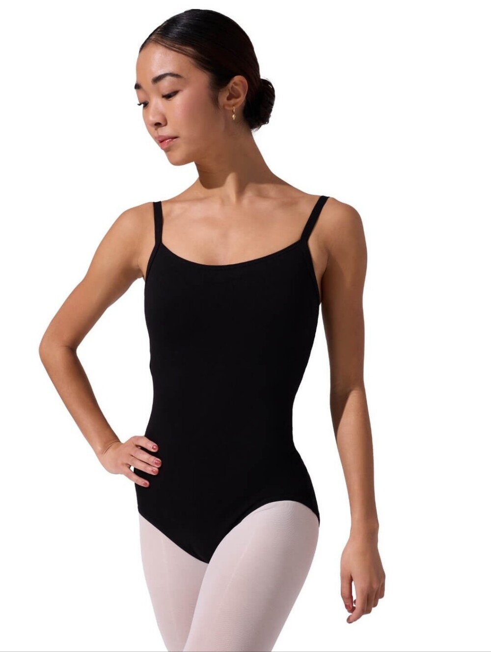 Capezio Black Camisole Leotard w/ BraTek Women's size Medium.